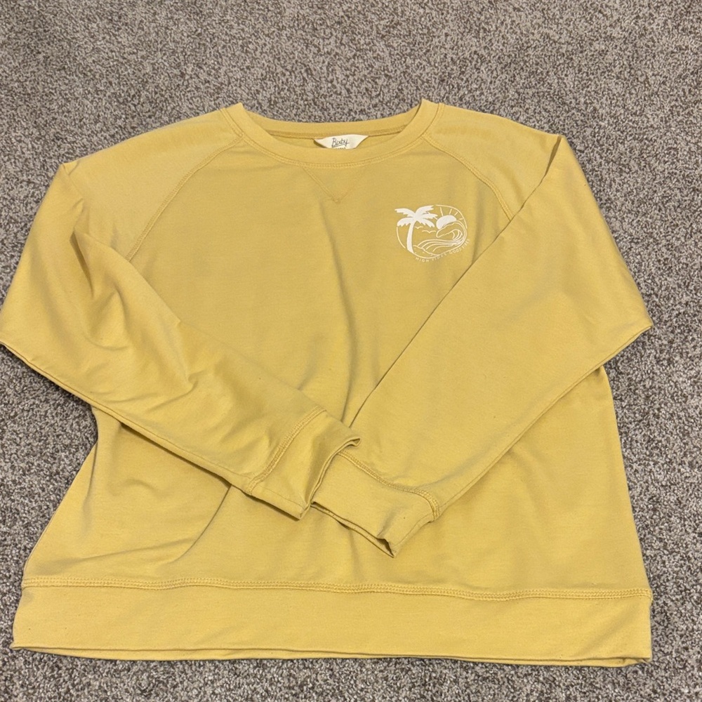 Sunny Yellow Crewneck Sweater